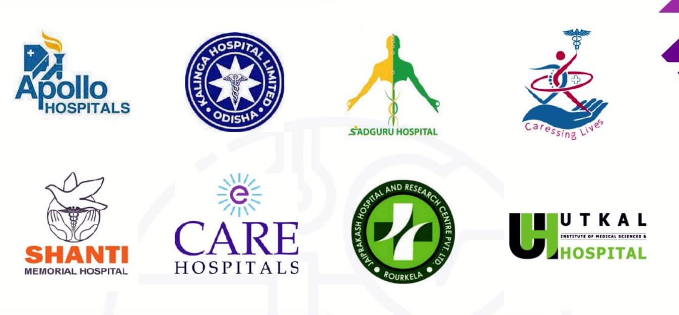 Hospital collaboration logos as shown in the DBHC brochure